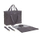 Çantë pelene Lassig Green Label Cotton Essential, pambuk organik, anthracite