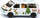 Lodër makinë Siku VW T5 Snowman, Limited Edition, metalike, e bardhë