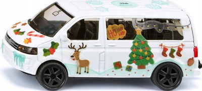 Lodër makinë Siku VW T5 Snowman, Limited Edition, metalike, e bardhë