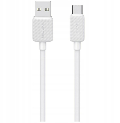 Kabllo USB Usams KY Series US-SJ693, USB-C në USB-A, 2m, 3A, e bardhë