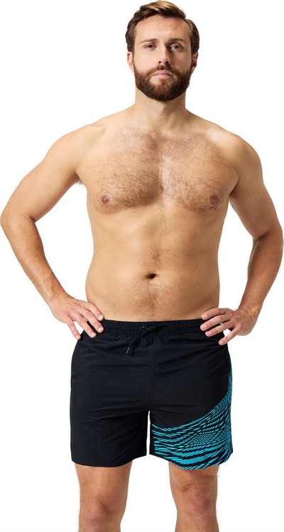 Шорцe за пливање Speedo HyperBoom Splice 16\", за мажи, црни и сини