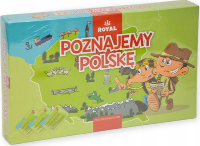 Loja gjeografike ROYAL INNI Getting to Know Poland, kuiz për me mësu, për kalamaj dhe të rritur, me plot ngjyra