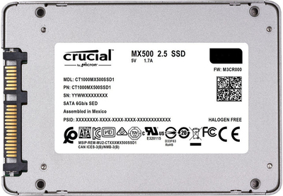 Hard disk Crucial MX500, 2.5" - 4TB