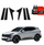 Folie karboni për shtylla Kia Sportage 5 Facelift 2025, set 6‑copësh, ngjitës i fortë, e zezë