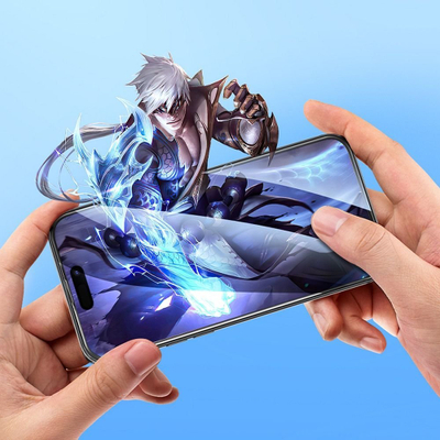 Xham mbrojtës Hoco Guardian Shield 5D për iPhone 14 Pro, set 10 me 1, transparent