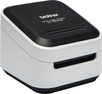 Printer etiketash Brother VC-500W, me ngjyra, USB WiFi, i bardhë