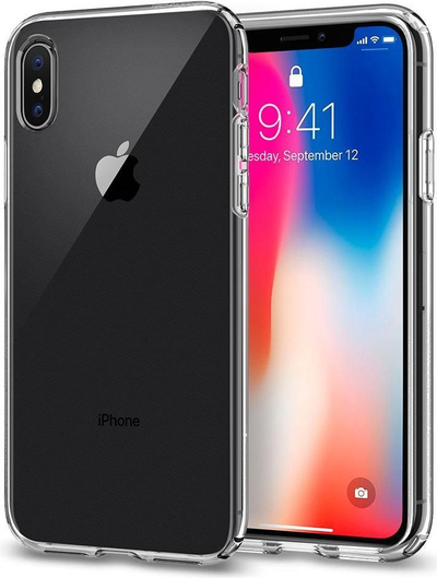 Mbrojtëse Spigen Liquid Crystal për iPhone X , transparente