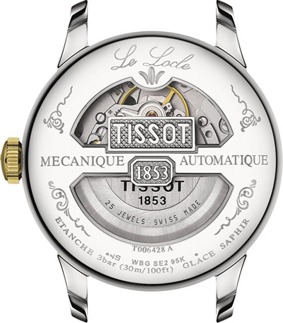 Orë për meshkuj Tissot Le Locle T006.428.22.032.00, e argjendtë/artë