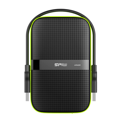Hard disk i jashtëm Silicon Power Armor A60, 1TB, USB 3.1, i zi