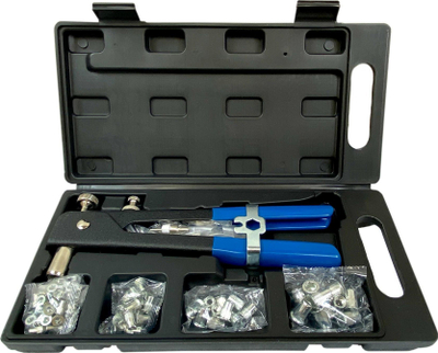 Set vegël manuale për dado-shkarrë, M3-M8, doreza gome, metalik