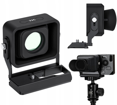 Këndvështrim optik kamerë JJC LVF BF, për ekran LCD, montim me vidë, i zi