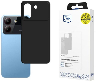 Mbrojtëse telefoni 3mk Matt Case për ZTE Blade A54, TPU, mat, e zezë