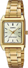 Ora dore Casio LTP V007G 9E, quartz, që s’e ha uji, ngjyrë ari