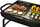 Fletë skare inoksi Bbq Sheet, set me 2 copë, çelik inox, ngjyrë argjendi