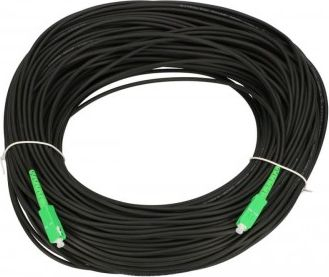 Kabllo fibër optike Extralink EX.13407, FTTH SC, 90 m, i zi