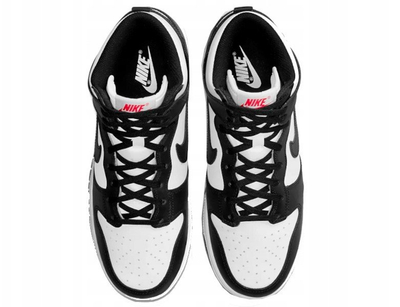 Atlete Nike Dunk High W DD1869-103, lëkurë, të zeza dhe të bardha