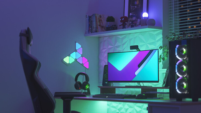 Set ndriçimi Nanoleaf Shapes Triangles Mini Starter Kit 9 Pack
