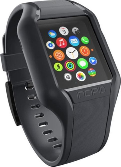 Ремче за рака Incipio NGP Strap за Apple Watch, 38mm, флексибилно, боја smoky