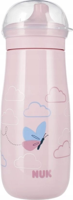 Biberon gotë Nuk Mini-Me Farfalla Rose, 300ml, për 9+ muaj, rozë