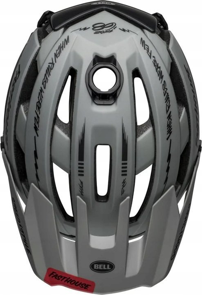 Helmetë biçiklete Bell Super Air R MIPS Spherical, full face, madhësia S 52-56 cm, gri e zezë