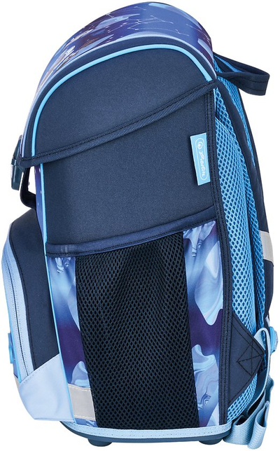 Çantë shkolle Herlitz Loop Cosmo Explorer, ergonomike, për 6-9 vjeç, blu