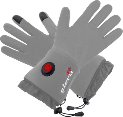 Загреани ракавици Glovii Heated, универзални, големина L XL, светло сива
