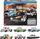 Set maketa makinash Hot Wheels Zamac 1:64, 6 copë, shumëngjyrëshe