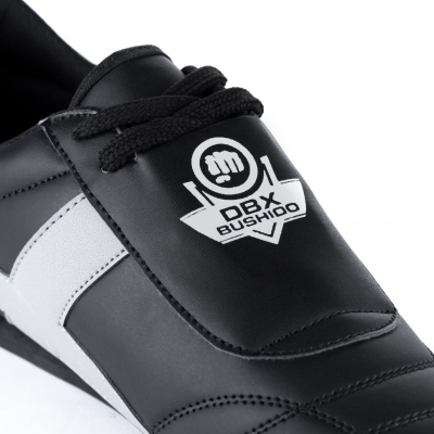 Këpucë trajnimi për sporte luftarake DBX Bushido Black, lëkurë sintetike, taban antirrëshqitës, të zeza