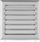 Grilë ventilimi AWENTA Plus, me jaluzina me snur, 100 125, e bardhë