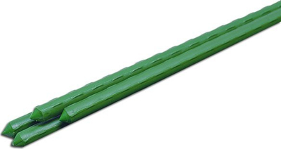 Shtyllë për bimë në kopësht, çelik 150cm, e veshur me plastikë, jeshile
