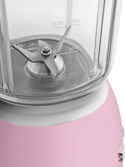 Blender Smeg 50's Style BLF01, 800W, 1.5L, roz