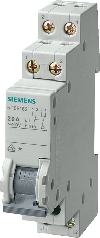 Ndërprerës izolues Siemens 5TE8162, 1-pol, 20A, gri