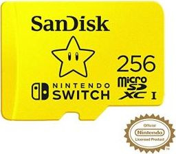 Kartë memorie SanDisk SDSQXAO, 256GB, MicroSDXC, për Nintendo Switch