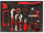 Set veglash Everforce EF-21036, 13 pjesë, insert për karrocë, kuqe e zezë
