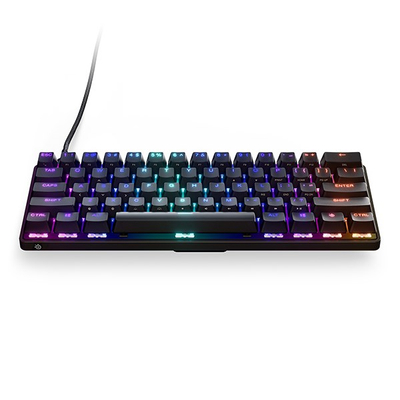 Гејминг тастатура SteelSeries Apex 9 Mini, механичка 60%, RGB, црна