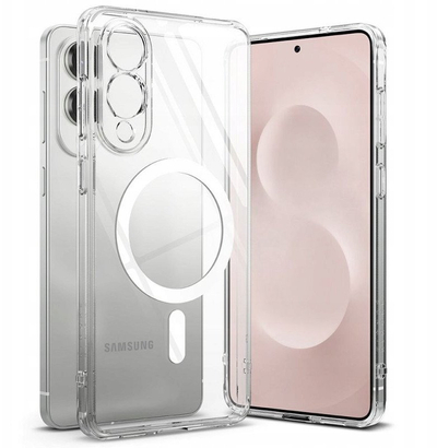 Kapotë telefoni CASE CLEAR 2mm për Samsung Galaxy S25 Edge, MagSafe, mbrojtje kamere, transparente