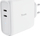 Karikues muri Trust Maxo 65W, 2 porta USB-C, karikim i shpejtë, i bardhë