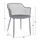 Kolltuk Jocelyn polipropileni (HM8510.10), gri