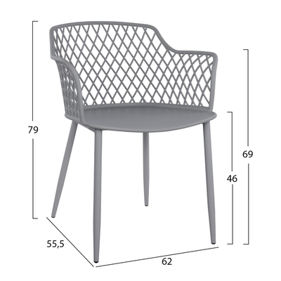 Kolltuk Jocelyn polipropileni (HM8510.10), gri