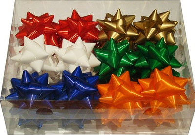 Fjongo zbukurimi GRZESIAK Medium Rosette Mat, set me 24 copë, 7.5 x 7.5 cm, shumëngjyrëshe
