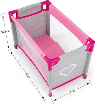 Set lodrash për kuklla Milly Mally Elsa Prestige, 3n1, rozë