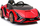 Makina elektrike për kalamaj Lamborghini Sian, 110x58x32cm, e kuqe