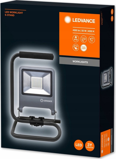Prozhektor pune LED LEDVANCE Worklight S-Stand, 50W, IP65, gri
