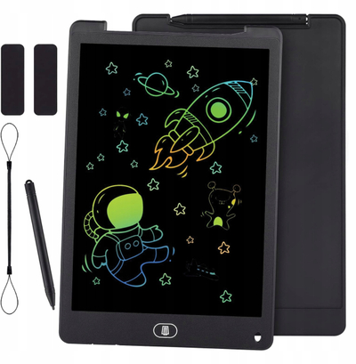 Tablet grafik LCD RC-K-338, 8.5", për fëmijë, i zi