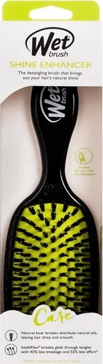 Четка за коса The Wet Brush Pro Shine Enhance, професионална, 1 парче, црна
