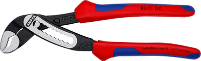 Darë për pompë uji Knipex Alligator 88 02 180, 180 mm, dorezë e izoluar, shumëngjyrëshe