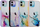 Kapak telefoni Maxximus MX Aquarelle për iPhone X XS, plastik, blu e bardhë
