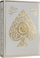 Karta loje Bicycle Artisan White, letra të mira, të bardha