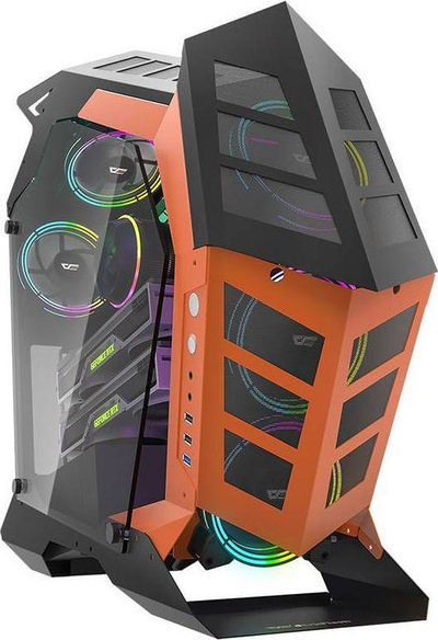 Kasë Darkflash K1, e zezë/e portokalltë