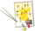 Set pikturimi Ravensburger CreArt Pokémon Pikachu, 13x18cm, bojra akrilike, shumëngjyrësh